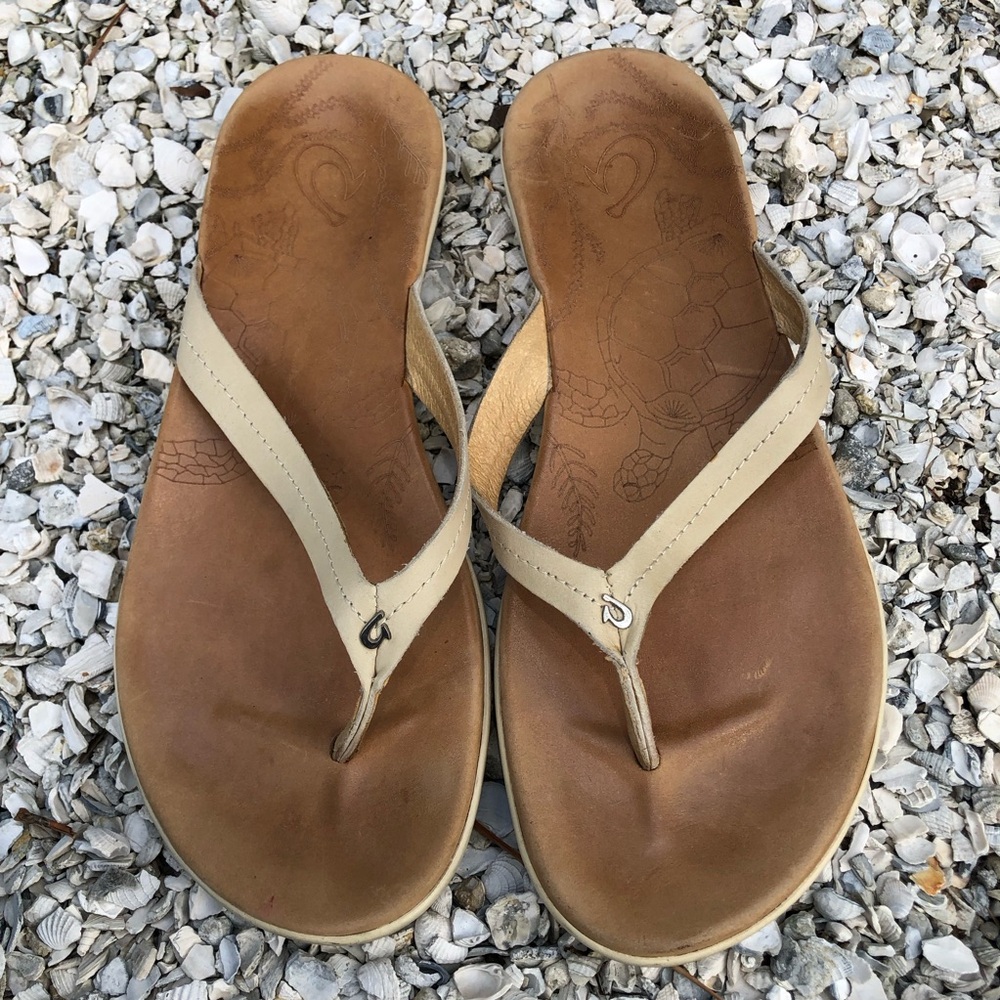 Olukai Honu Sandals- excellent condition size 10